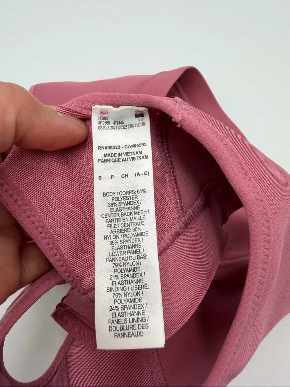 Nike Rose Pink Racerback Sports Bra with Swoosh Women Small